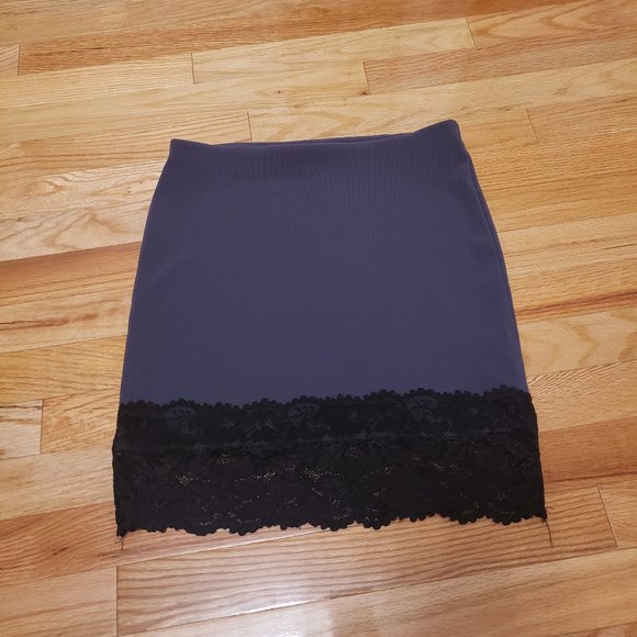 Lace Trimmed Skirt - Picture 1 of 4